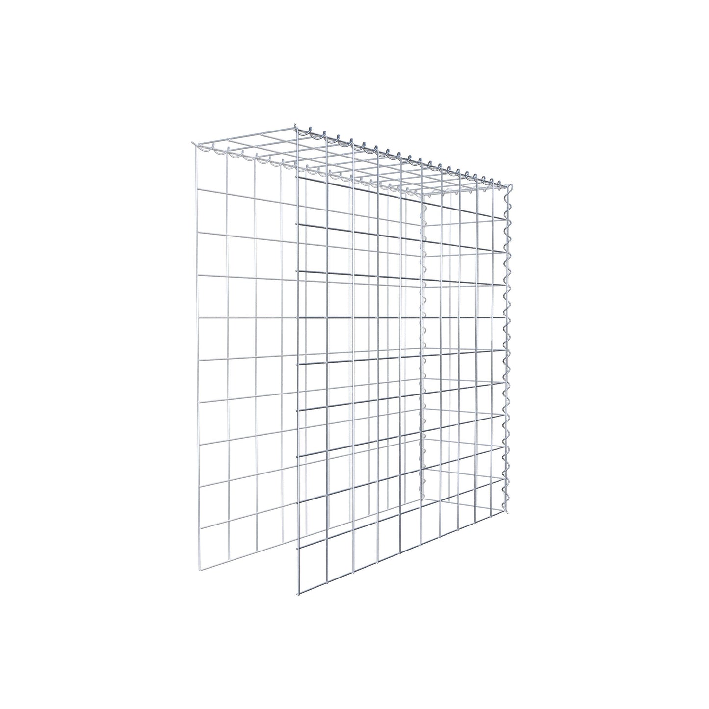 Add-on schanskorf type 4 100 cm x 100 cm x 30 cm (L x H x D), maaswijdte 10 cm x 10 cm, spiraal