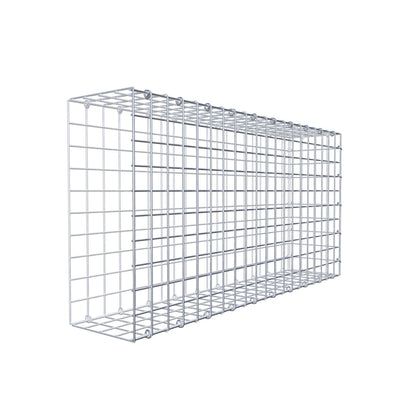 Anbaugabione Typ 2 100 cm x 50 cm x 20 cm (L x H x T), Maschenweite 5 cm x 5 cm, C-Ring
