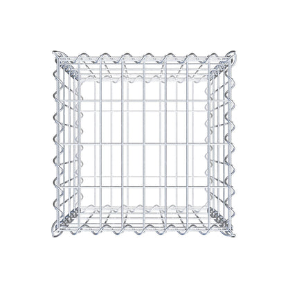 Gabbione 40 cm x 40 cm x 40 cm (L x H x P), maglia 5 cm x 10 cm, spirale