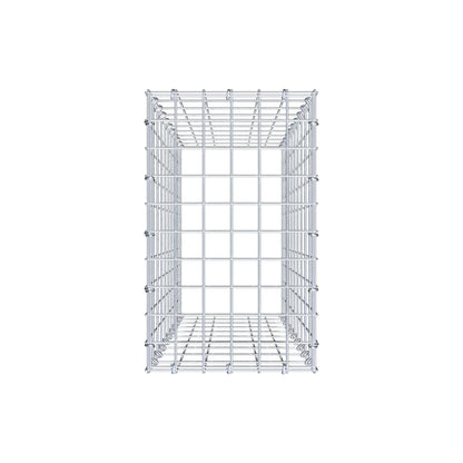 Type 3 oplegkorf 100 cm x 30 cm x 50 cm (L x H x D), maaswijdte 5 cm x 10 cm, C-ring