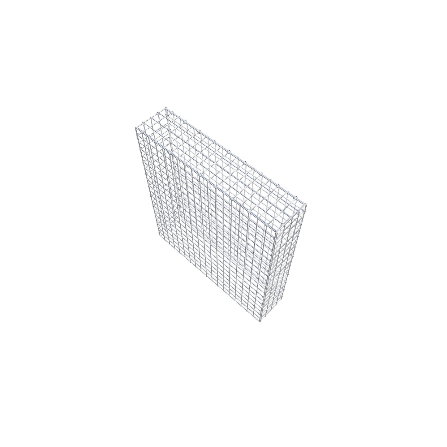 Type 3 oplegkorf 100 cm x 90 cm x 20 cm (L x H x D), maaswijdte 5 cm x 5 cm, C-ring