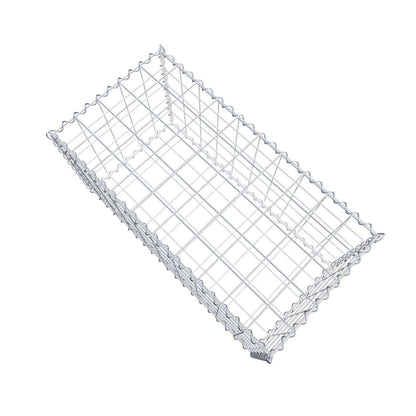 2er Set Gabionen 100 cm x 50 cm x 50 cm (L x H x T), Maschenweite 10 x 10 cm, Spirale