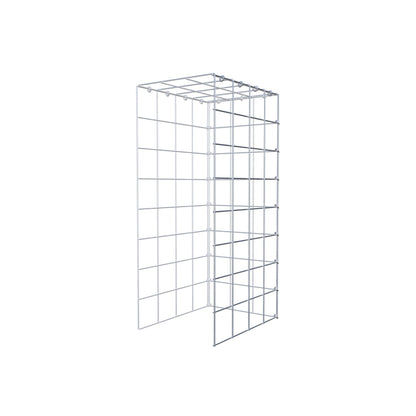 Add-on schanskorf type 4 80 cm x 40 cm x 30 cm (L x H x D), maaswijdte 10 cm x 10 cm, C-ring