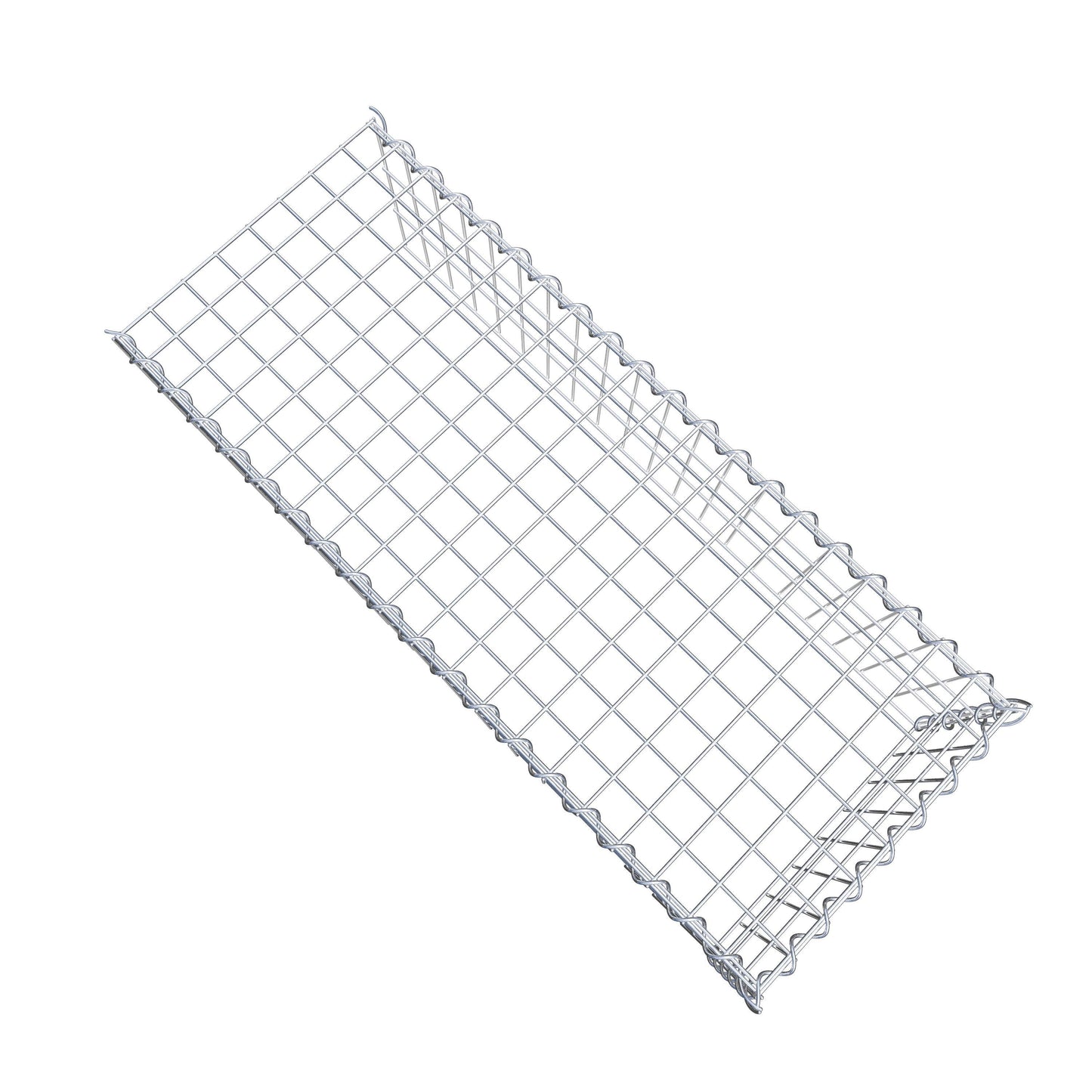 Add-on schanskorf type 4 100 cm x 30 cm x 40 cm (L x H x D), maaswijdte 5 cm x 10 cm, spiraalvormig