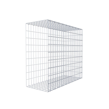 Opzetpaal type 2 100 cm x 90 cm x 40 cm, maaswijdte 5 cm x 10 cm, C-ring