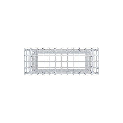 Type 3 oplegkorf 100 cm x 60 cm x 20 cm (L x H x D), maaswijdte 5 cm x 10 cm, C-ring