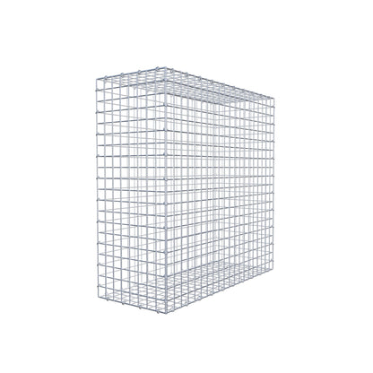 Gabion 100 cm x 100 cm x 40 cm (L x H x D), maskstorlek 5 cm x 5 cm, C-ring