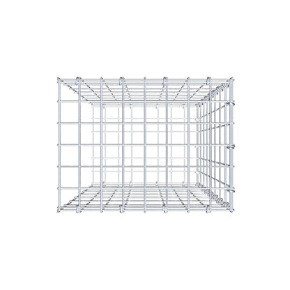 Toegevoegde pool type 2 80 cm x 40 cm x 30 cm, maaswijdte 5 cm x 10 cm, C-ring