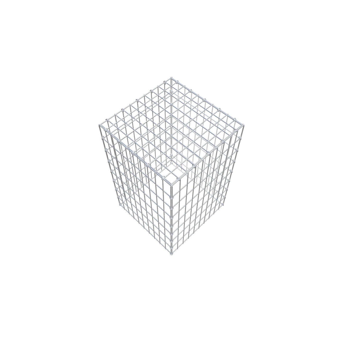 Toegevoegde pool type 3 80 cm x 50 cm x 50 cm (L x H x D), maaswijdte 5 cm x 10 cm, C-ring
