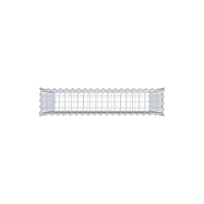 Gabion 100 cm x 90 cm x 20 cm (L x H x D), maskestørrelse 5 cm x 5 cm, spiral