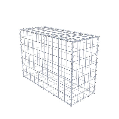Gabion 100 cm x 70 cm x 40 cm (L x H x D), maskstorlek 10 cm x 10 cm, spiral