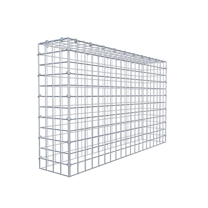 Mounted gabion type 3 100 cm x 60 cm x 20 cm (L x H x D), mesh size 5 cm x 5 cm, C-ring