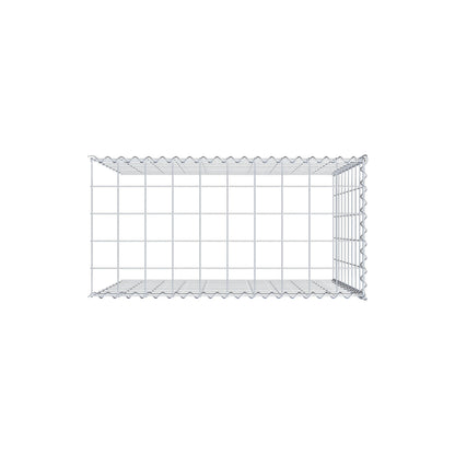 Grown-on gabion type 4 100 cm x 90 cm x 50 cm (L x H x D), mesh size 10 cm x 10 cm, spiral