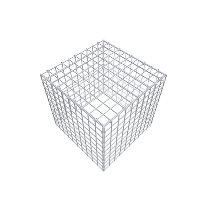 Mounted gabion type 3 50 cm x 50 cm x 50 cm (L x H x D), mesh size 5 cm x 5 cm, C-ring