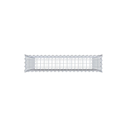 2er Set Gabionen 100 cm x 100 cm x 20 cm (L x H x T), Maschenweite 5 x 5 cm, Spirale