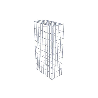 Toegevoegde pool type 3 80 cm x 40 cm x 20 cm (L x H x D), maaswijdte 5 cm x 10 cm, C-ring