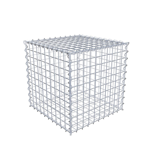 Schanskorf 50 cm x 50 cm x 50 cm (L x H x D), maaswijdte 5 cm x 5 cm, spiraal