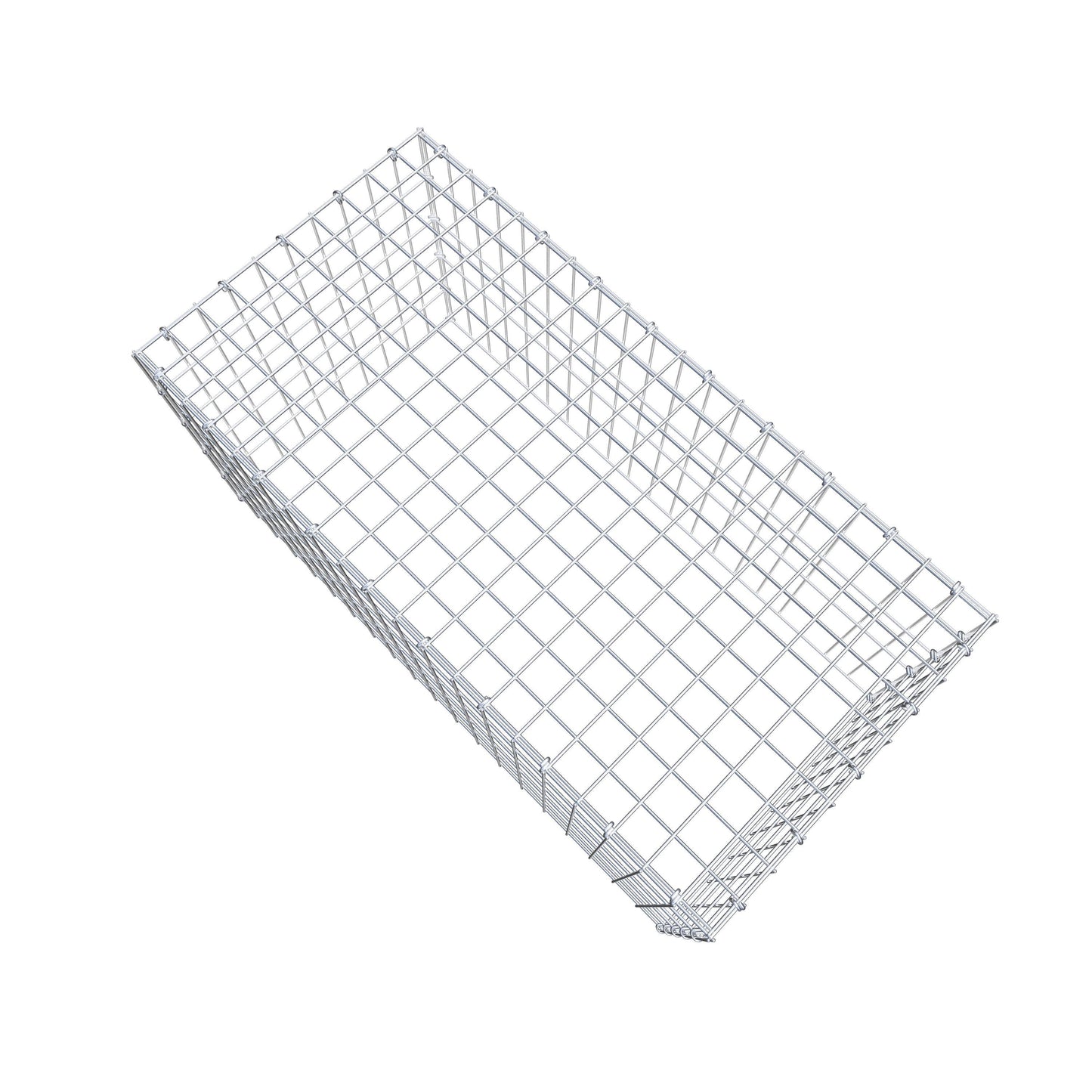 Type 3 oplegkorf 100 cm x 50 cm x 50 cm (L x H x D), maaswijdte 5 cm x 10 cm, C-ring