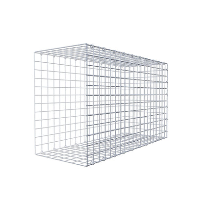 Type 2 oplegkorf 100 cm x 60 cm x 40 cm (L x H x D), maaswijdte 5 cm x 5 cm, C-ring