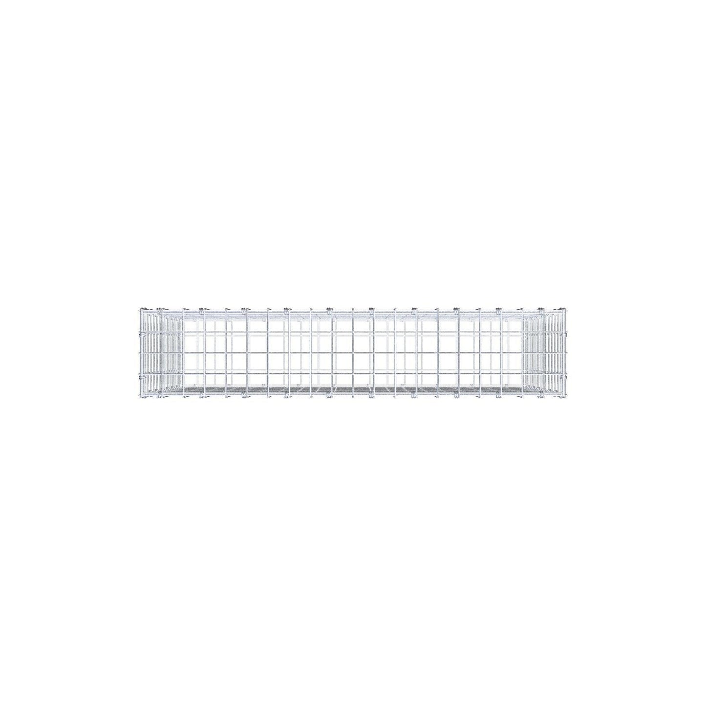 Schanskorf 100 cm x 70 cm x 20 cm (L x H x D), maaswijdte 5 x 5 cm, spiraalring