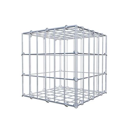 Gabião 30 cm x 30 cm x 30 cm (C x A x P), malhagem 5 cm x 10 cm, anel C