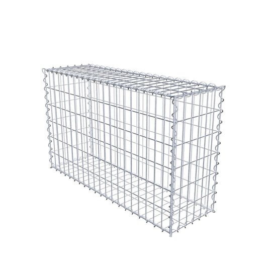 Gabion 100 cm x 60 cm x 30 cm (L x H x D), mesh size 5 cm x 10 cm, spiral