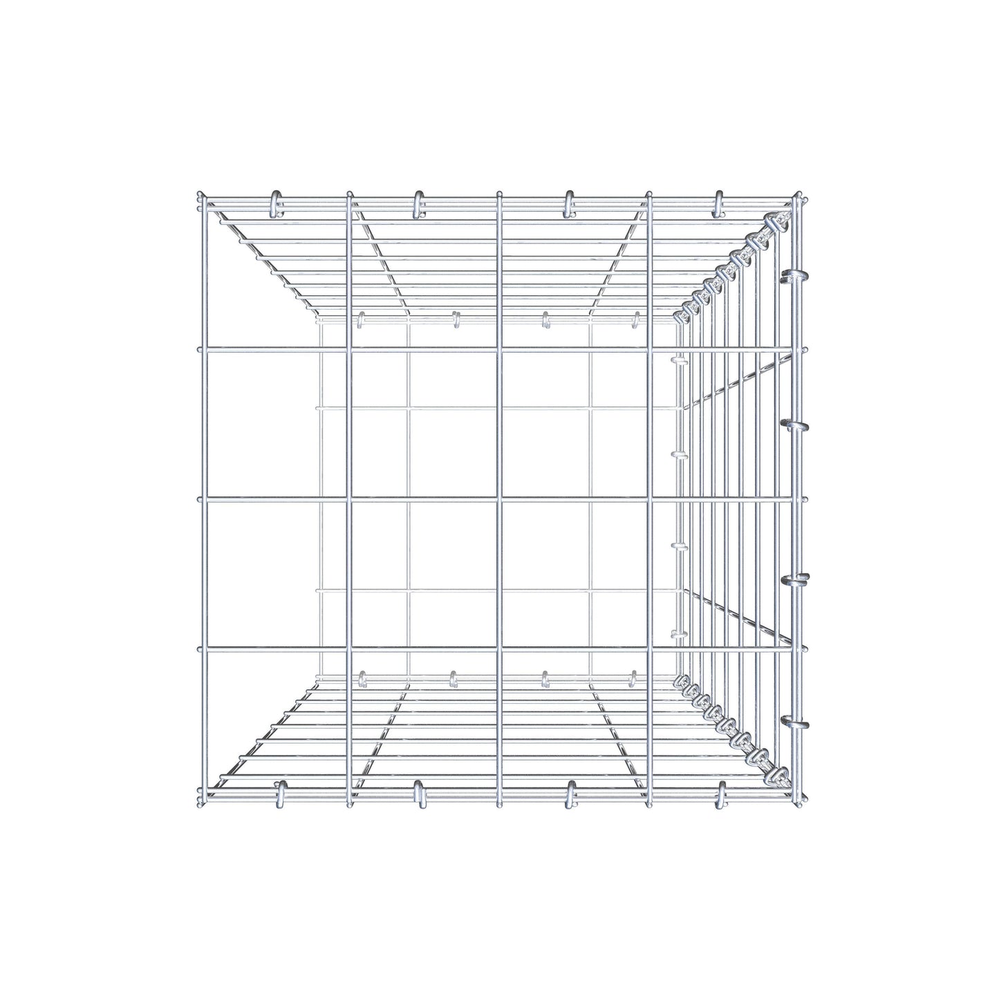 Pile aggiuntivo tipo 2 80 cm x 40 cm x 40 cm (L x H x P), maglia 10 cm x 10 cm, anello a C