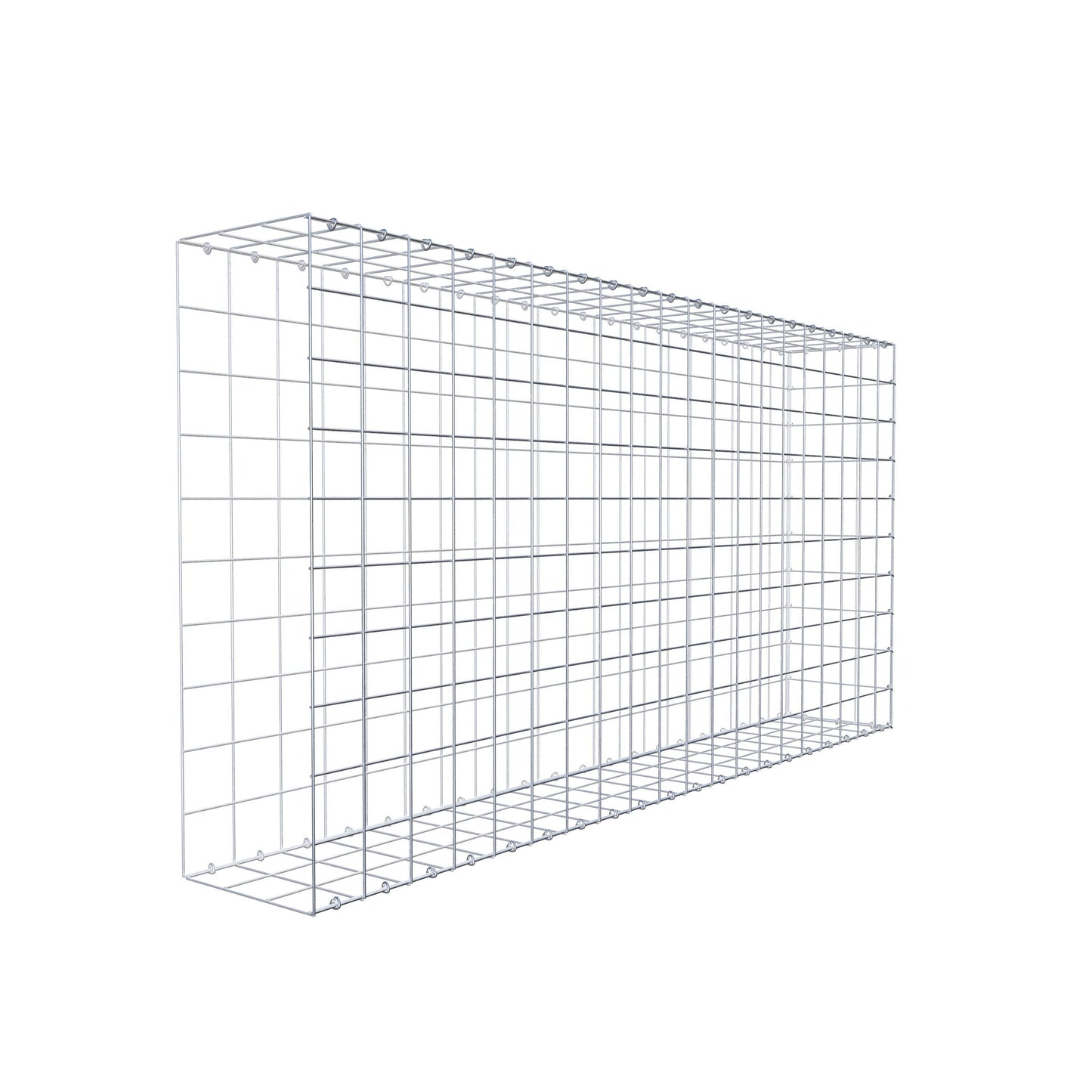 Opzetpaal type 2 200 cm x 100 cm x 30 cm (L x H x D), maaswijdte 10 cm x 10 cm, C-ring