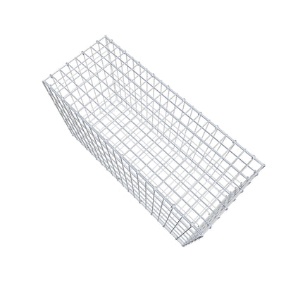 Gavión 100 cm x 60 cm x 40 cm (L x A x P), luz de malla 5 cm x 10 cm, anillo en C