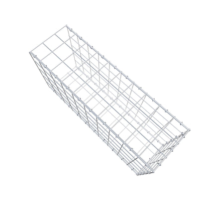Type 2 oplegkorf 100 cm x 50 cm x 30 cm (L x H x D), maaswijdte 10 cm x 10 cm, C-ring
