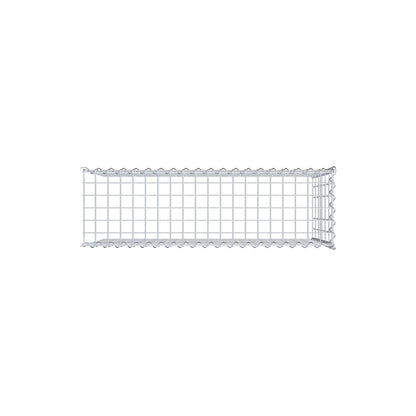 Gabion rapporté type 4 100 cm x 60 cm x 30 cm (L x H x P), mailles 5 cm x 10 cm, spirale