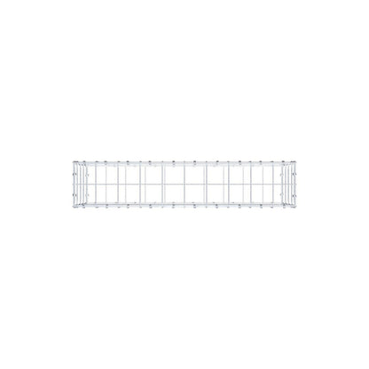 Gabion 100 cm x 40 cm x 20 cm (L x H x D), mesh size 10 x 10 cm, spiral ring