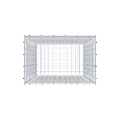 Gabion 100 cm x 60 cm x 40 cm (L x H x D), maskstorlek 5 cm x 5 cm, C-ring