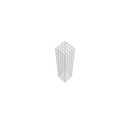 Gabião Tipo 3 100 cm x 20 cm x 20 cm (C x A x P), malhagem 5 cm x 5 cm, anel C