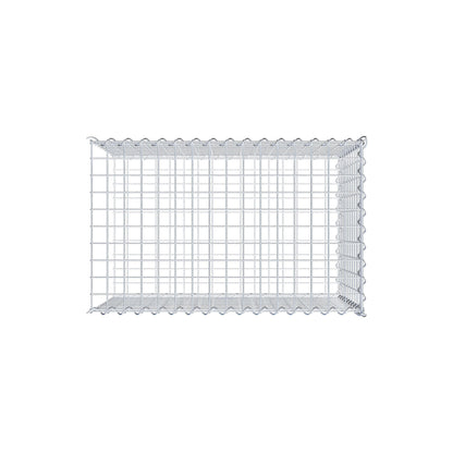 Opvokset gabion type 2 80 cm x 50 cm x 50 cm (L x H x D), maskestørrelse 5 cm x 5 cm, spiral