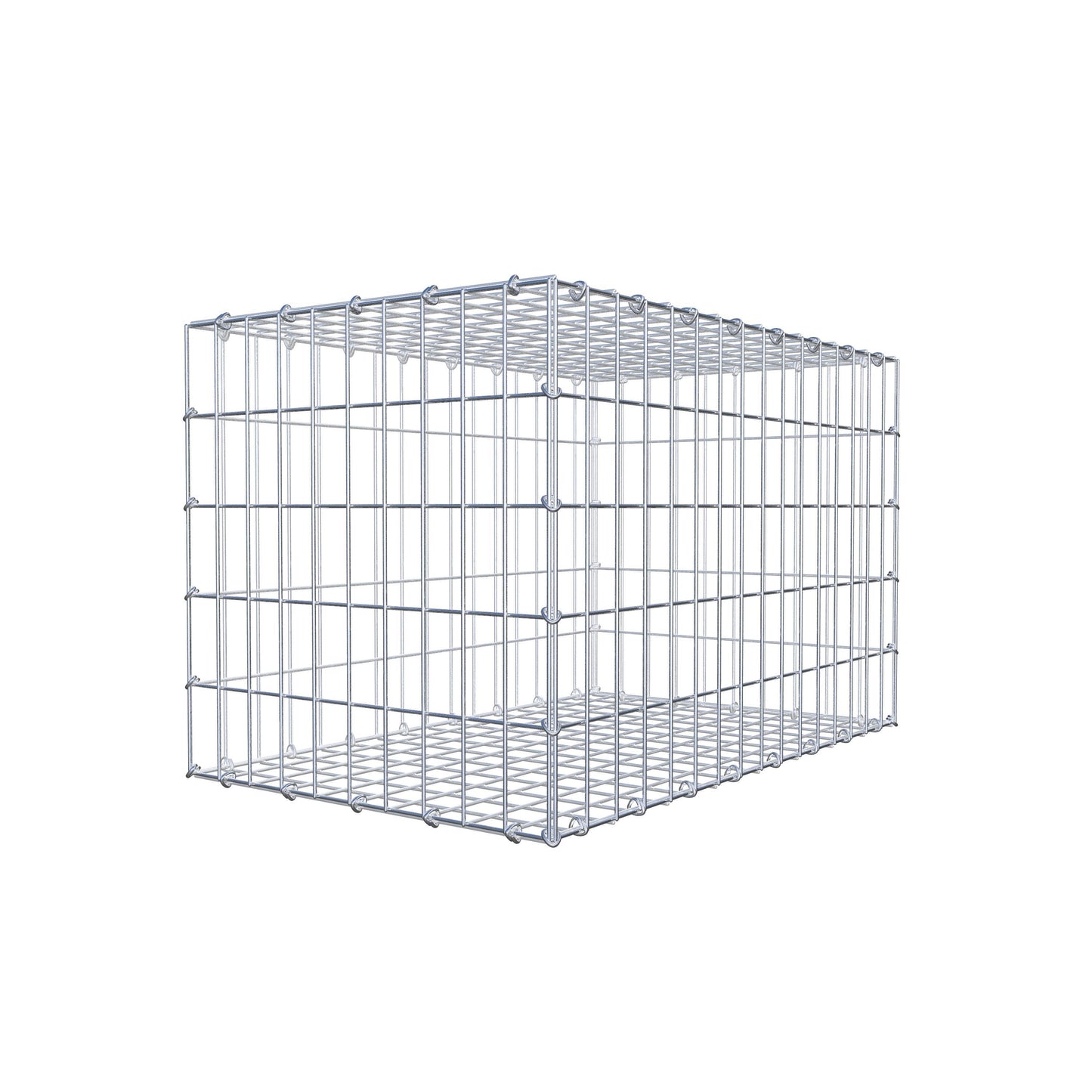 Schanskorf 80 cm x 50 cm x 50 cm (L x H x D), maaswijdte 5 cm x 10 cm, C-ring