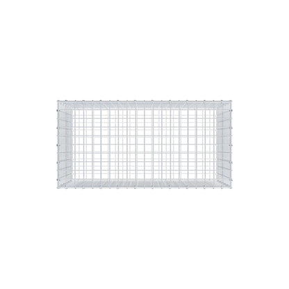 Gabion 100 cm x 60 cm x 50 cm (L x H x D), mesh size 5 cm x 5 cm, C-ring