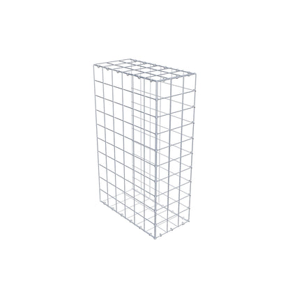 Anbaugabione Typ 2 100 cm x 60 cm x 30 cm (L x H x T), Maschenweite 10 cm x 10 cm, C-Ring