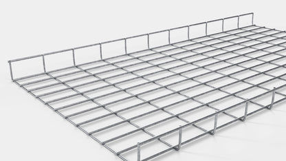 Kabelkanal højde 110 cm, dybde 5 cm, maskestørrelse 5 x 10 cm