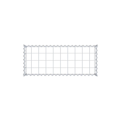 Opvokset gabion type 3 100 cm x 20 cm x 40 cm (L x H x D), maskestørrelse 10 cm x 10 cm, spiral