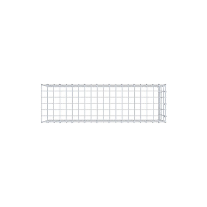 Monteret gabion type 4 100 cm x 40 cm x 30 cm (L x H x D), maskestørrelse 5 cm x 10 cm, C-ring