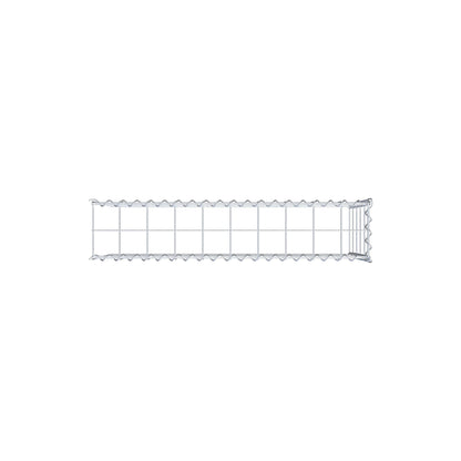 Add-on schanskorf type 4 100 cm x 50 cm x 20 cm (L x H x D), maaswijdte 10 cm x 10 cm, spiraal