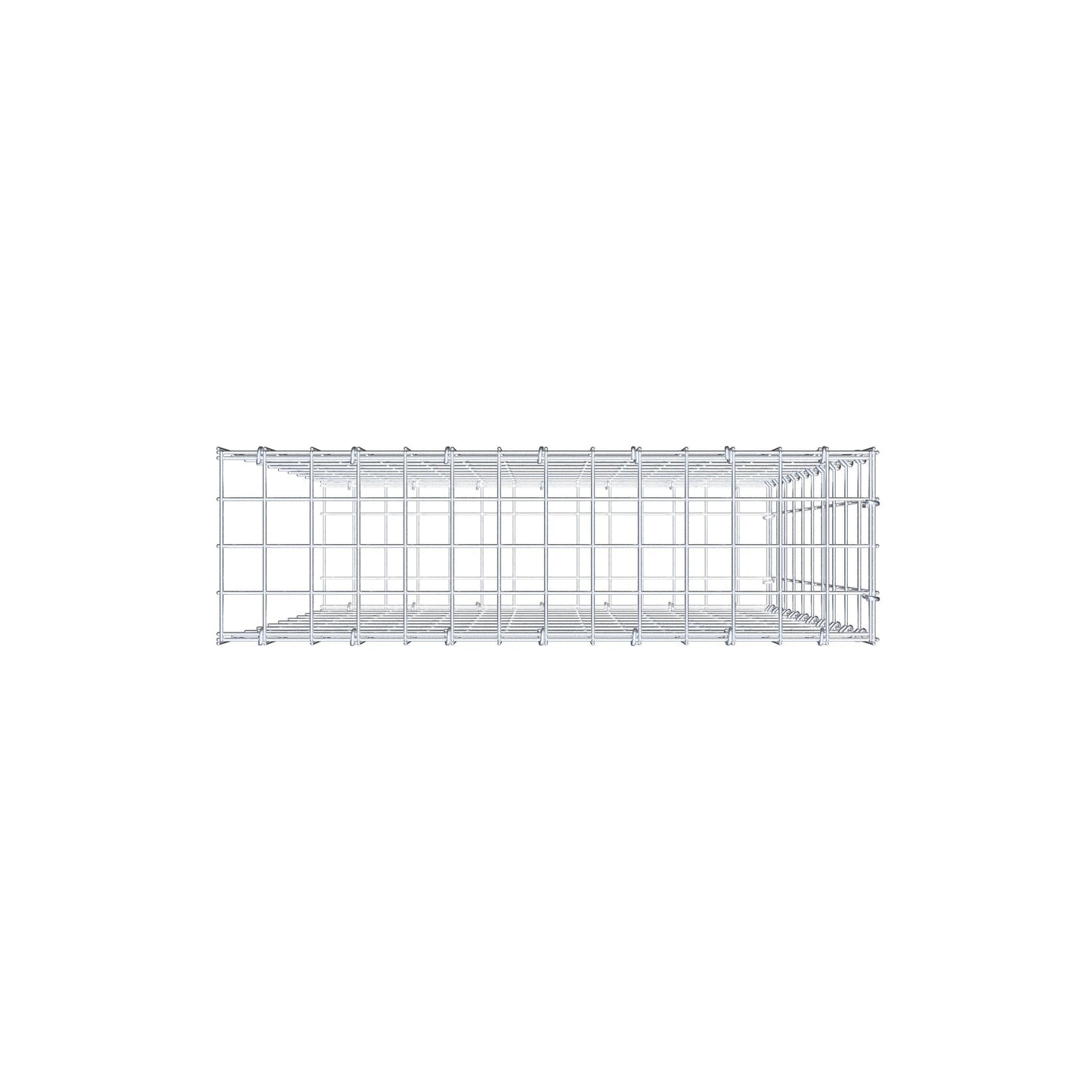 Pile aggiuntivo tipo 2 100 cm x 70 cm x 20 cm, maglia 5 cm x 10 cm, anello a C