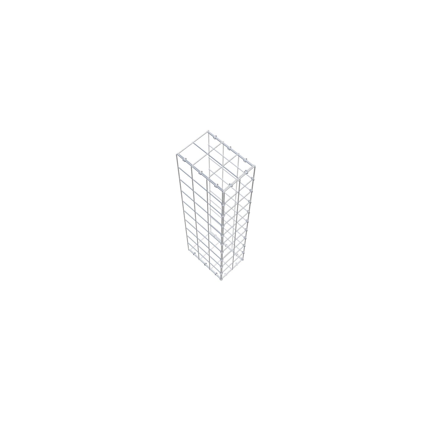 Gavión complementario de tipo 2 100 cm x 30 cm x 20 cm (L x A x P), malla 10 cm x 10 cm, anillo en C