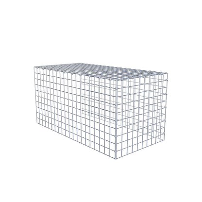 Add-on schanskorf type 4 100 cm x 50 cm x 50 cm (L x H x D), maaswijdte 5 cm x 5 cm, C-ring