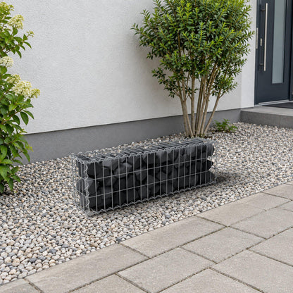 Gabion 100 cm x 30 cm x 20 cm (L x H x D), mesh size 5 cm x 10 cm, spiral