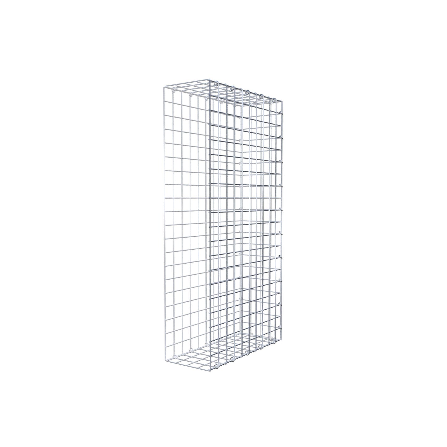 Anbaugabione Typ 2 100 cm x 50 cm x 20 cm (L x H x T), Maschenweite 5 cm x 5 cm, C-Ring