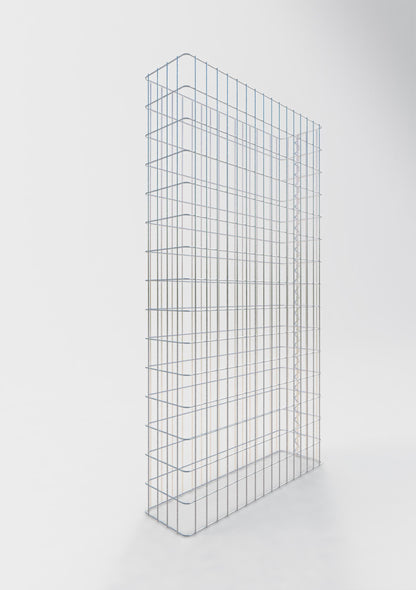 Valla de gaviones longitud 82 cm, altura 160 cm, profundidad 22 cm, malla 5 x 10 cm