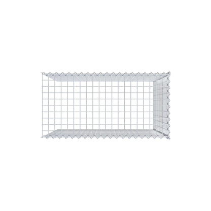 Grown-on gabion type 4 100 cm x 100 cm x 50 cm (L x H x D), mesh size 5 cm x 5 cm, spiral