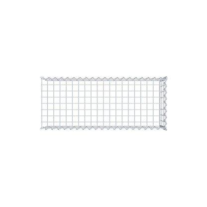 Add-on schanskorf type 4 100 cm x 30 cm x 40 cm (L x H x D), maaswijdte 5 cm x 10 cm, spiraalvormig